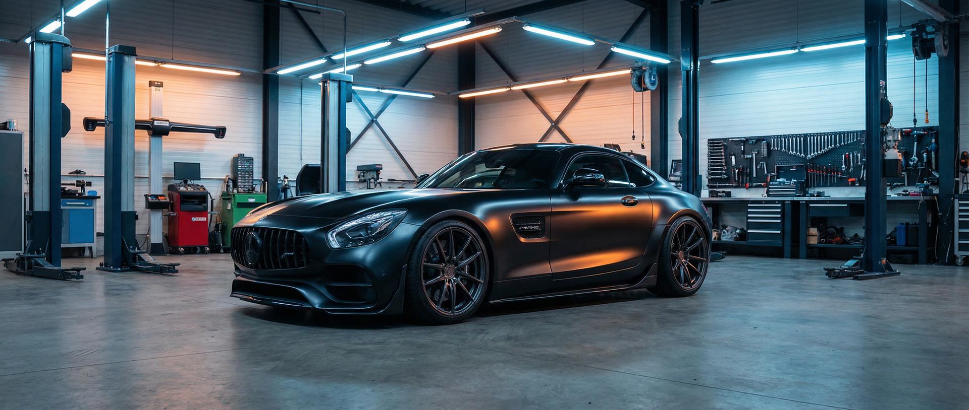 红莲社区视频 AMG GT改装车间视频